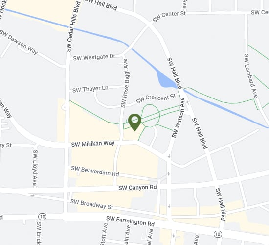 West Side-Beaverton Map